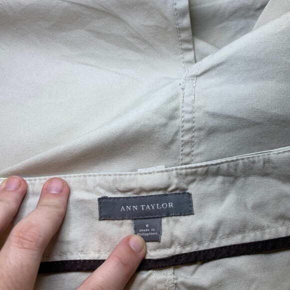 Ann Taylor Skirt Tan Khaki Size 6 - Picture 3 of 4